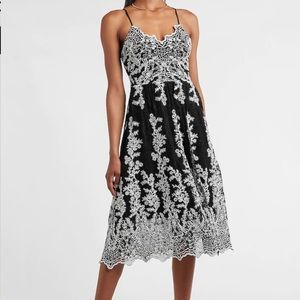Express lace midi dress